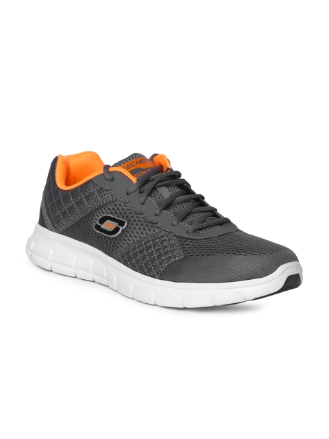 Skechers Men Charcoal Sneakers