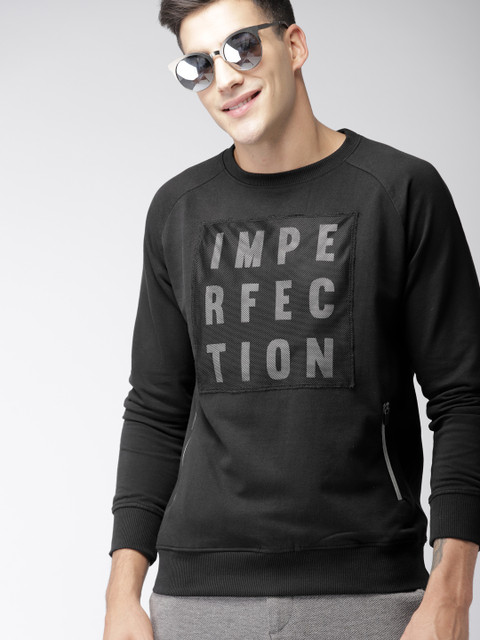 Mast & Harbour Men Black Printed Sweatshirt
Mast & Harbour Men Black Printed Sweatshirt