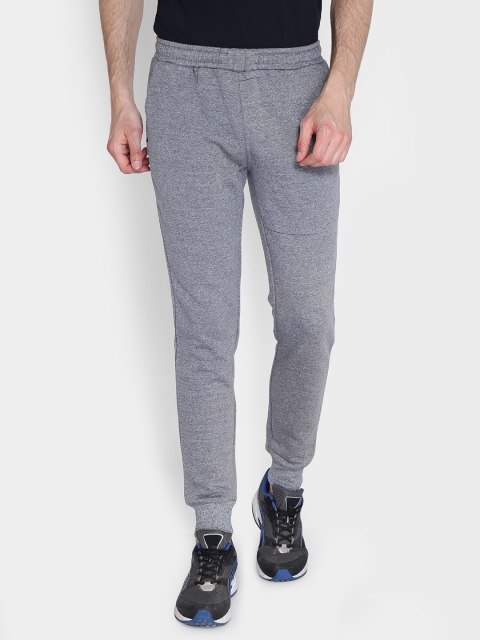 Alcis Men Grey Solid Trackpants