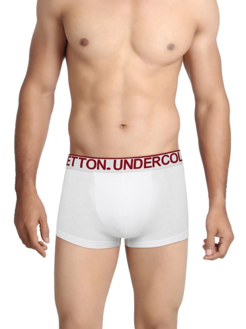 Undercolors of Benetton White Trunks 14P3680B228DI-White