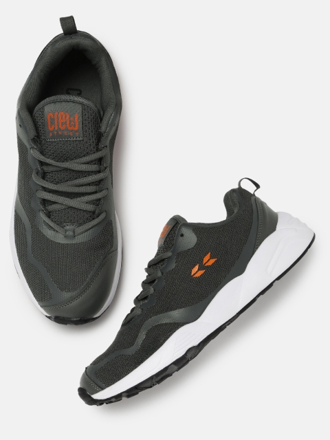 Crew STREET Men Grey Running Shoes