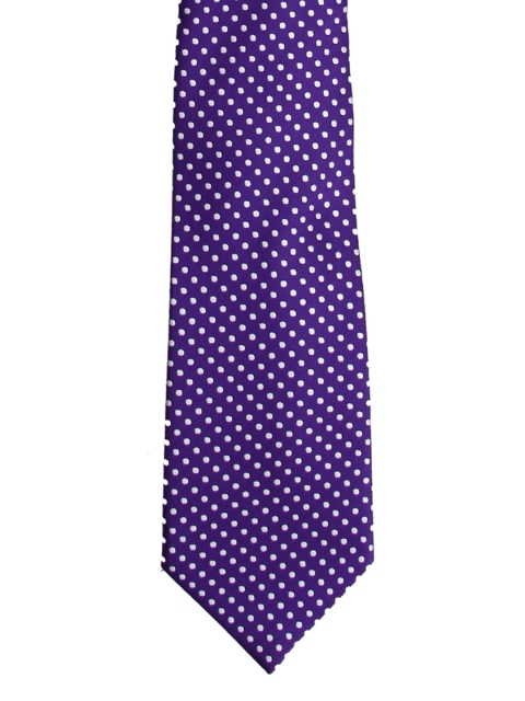Tossido Purple Printed Broad Tie