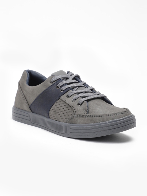 LOCOMOTIVE Men Grey Sneakers