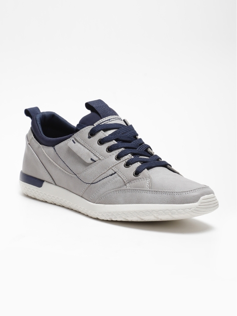 LOCOMOTIVE Men Grey Sneakers