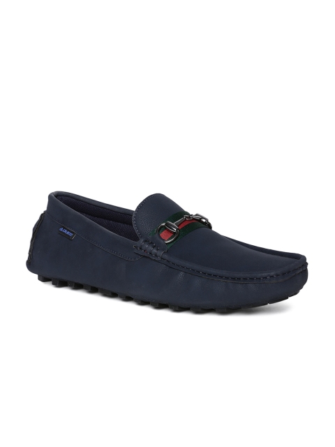 Duke Men Navy Blue Loafers