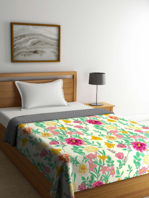 Portico New York Cream-Coloured & Green Floral AC Room 120 GSM Single Bed Comforter
Portico New York Cream-Coloured & Green Floral AC Room 120 GSM Single Bed Comforter