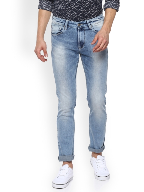 SPYKAR Men Blue Tapered Fit Low-Rise Jeans