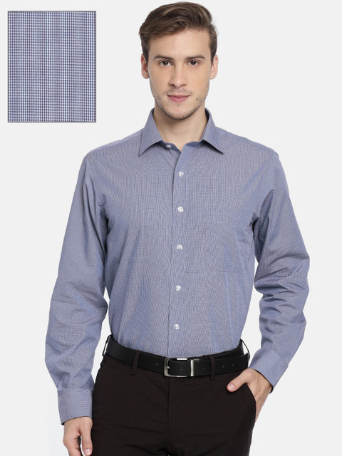 Arrow Men Blue & Burgundy Regular Fit Checked Casual Shirt 
Arrow Men Blue & Burgundy Regular Fit Checked Casual Shirt