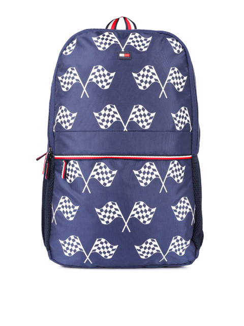 Tommy Hilfiger Unisex Blue Graphic Print Arches Backpack 
Tommy Hilfiger Unisex Blue Graphic Print Arches Backpack
