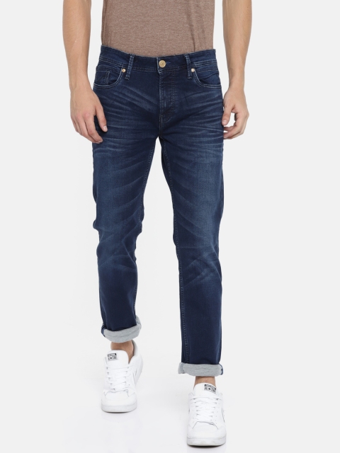Killer Men Blue Slim Fit Mid-Rise Clean Look Stretchable Jeans
