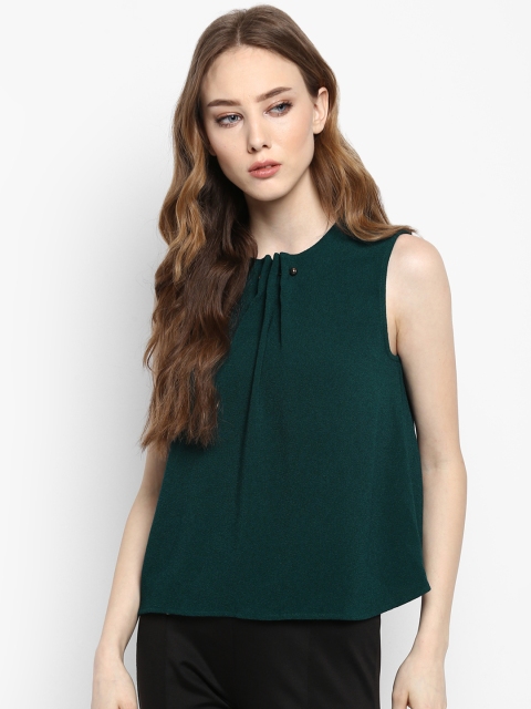 Kazo Women Green Solid Top
