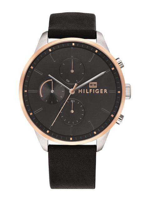 Tommy Hilfiger Men Charcoal Analogue Watch