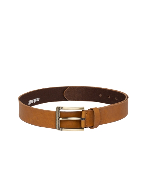 SPYKAR Men Tan Solid Belt