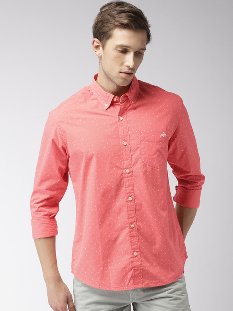 Aeropostale Men Coral Orange Regular Fit Printed Casual Shirt
Aeropostale Men Coral Orange Regular Fit Printed Casual Shirt
