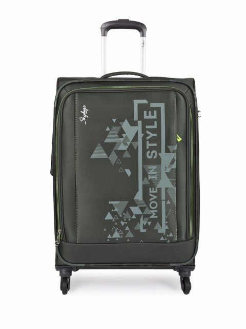 Skybags Unisex Grey Rhodes 4W EXP STROLLY 71 Medium Trolley Bag
