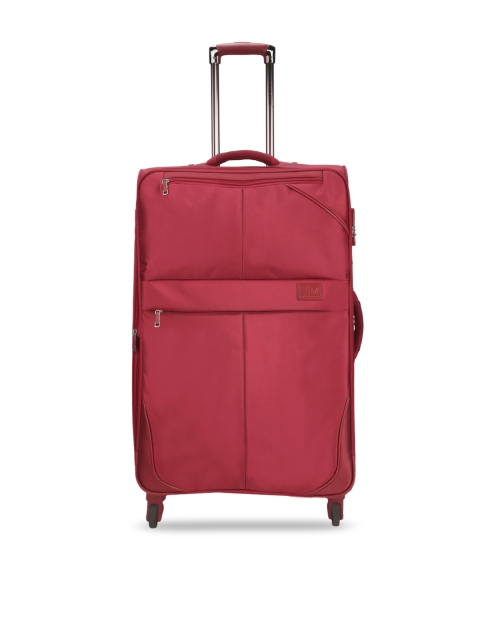 Nasher Miles Unisex Red Large Trolley Bag