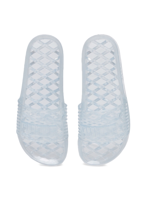 Puma Women White Jelly Slide Flip Flops
