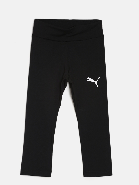 Puma Girls Black Active Dry Ess Tights