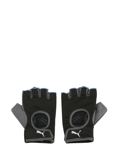 Puma Unisex Black & Grey Training Gloves