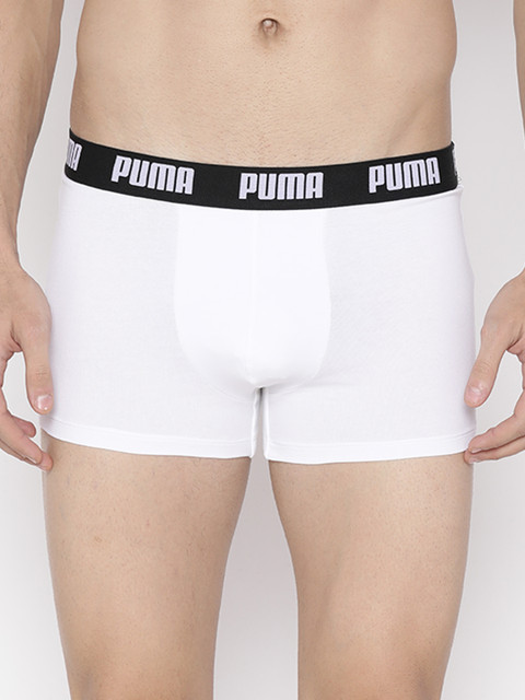 Puma Men White Solid Boxer IN91886201 
Puma Men White Solid Boxer IN91886201