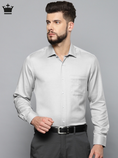 Louis Philippe Men Grey Regular Fit Self Design Permapress finest wrinkle free Formal Shirt
Louis Philippe Men Grey Regular Fit Self Design Permapress finest wrinkle free Formal Shirt