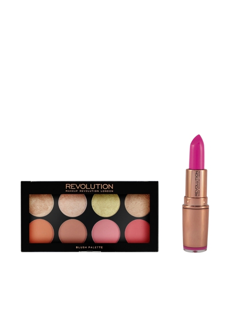 Makeup Revolution London Set of Blush Goddess Palette & Girls Best Friend Lipstick, Multi
Makeup Revolution London Set of Blush Goddess Palette & Girls Best Friend Lipstick, Multi