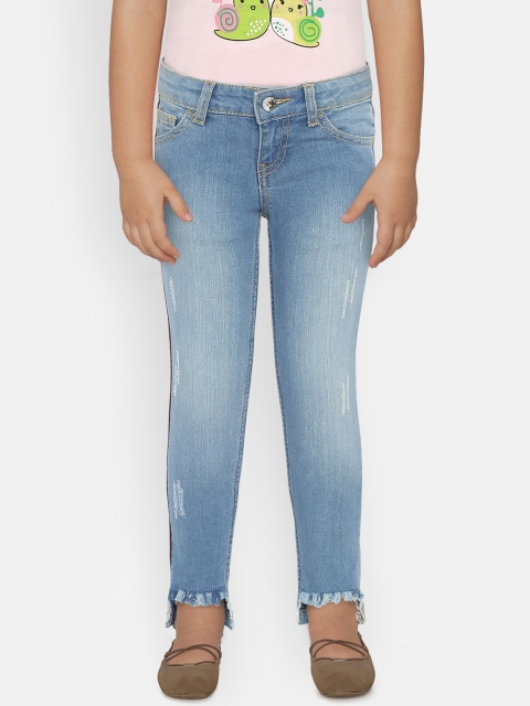 United Colors of Benetton Girls Blue Slim Fit Mid-Rise Low Distress Stretchable Jeans
United Colors of Benetton Girls Blue Slim Fit Mid-Rise Low Distress Stretchable Jeans
