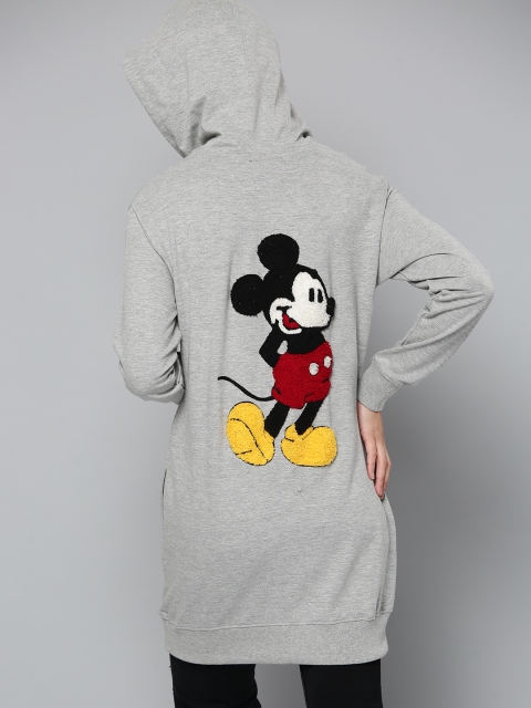 Kook N Keech Disney Women Grey Melange Hooded Longline Sweatshirt With Embroidered Back
Kook N Keech Disney Women Grey Melange Hooded Longline Sweatshirt With Embroidered Back