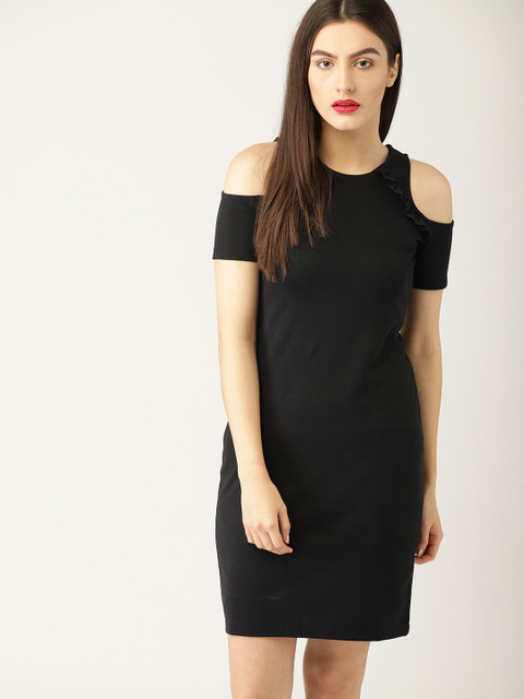 ESPRIT Women Black Solid Sheath Dress
ESPRIT Women Black Solid Sheath Dress
