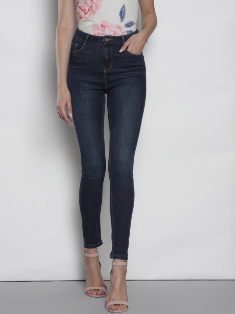 DOROTHY PERKINS Women Navy Skinny Fit High-Rise Clean Look Stretchable Jeans, Navy blue
DOROTHY PERKINS Women Navy Skinny Fit High-Rise Clean Look Stretchable Jeans, Navy blue