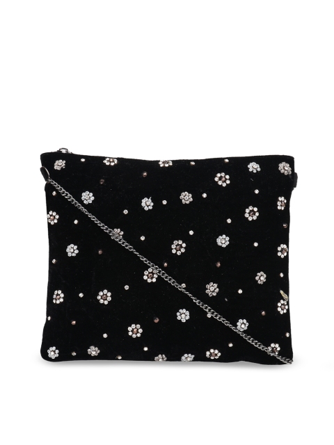 Diwaah Black Embellished Sling Bag