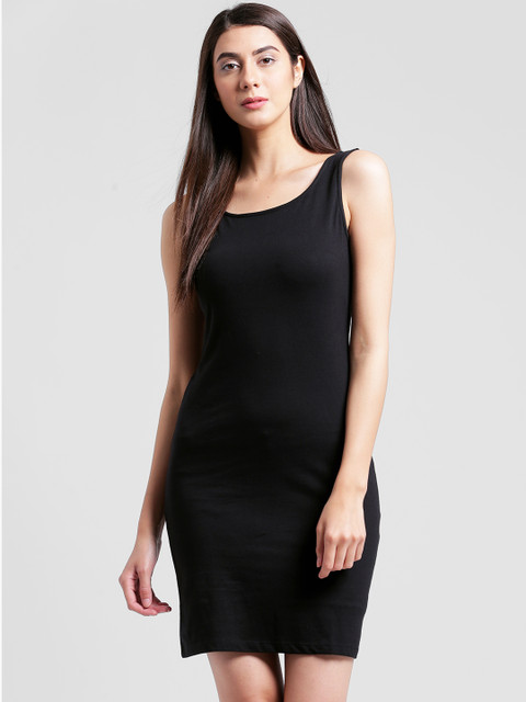 Rigo Women Black Solid T-shirt Dress 
Rigo Women Black Solid T-shirt Dress