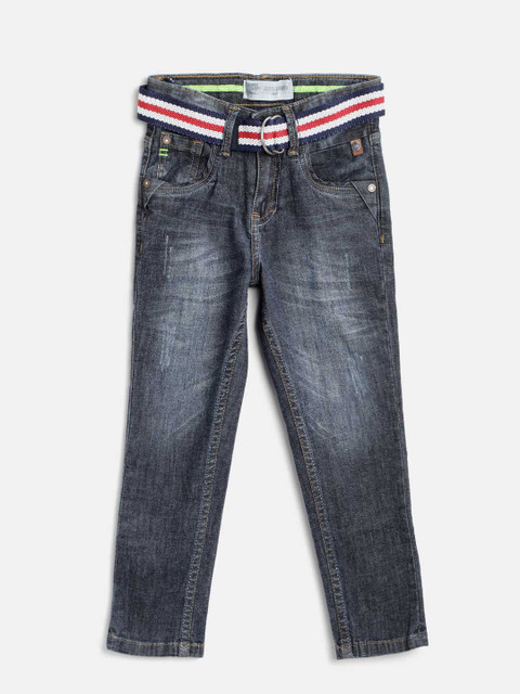 Gini and Jony Boys Navy Blue Regular Fit Mid-Rise Low Distress Stretchable Jeans
Gini and Jony Boys Navy Blue Regular Fit Mid-Rise Low Distress Stretchable Jeans