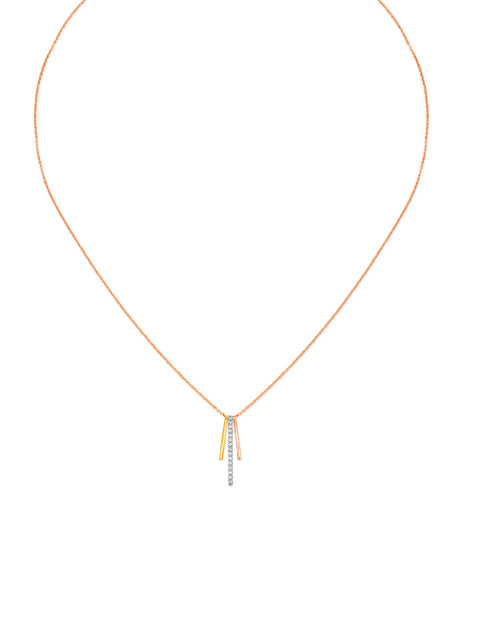 Mia by Tanishq 14-Karat Gold Diamond Necklace
Mia by Tanishq 14-Karat Gold Diamond Necklace