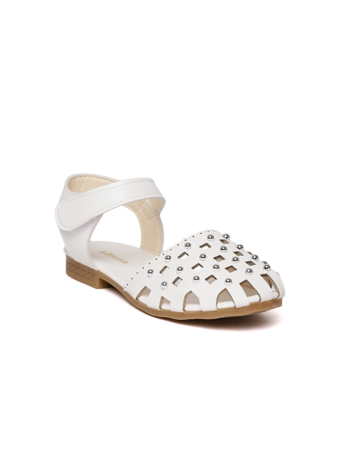 Kittens Girls Off-White Laser Cuts Flats