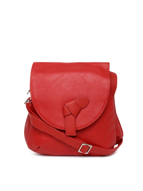 Baggit Red Solid Sling Bag