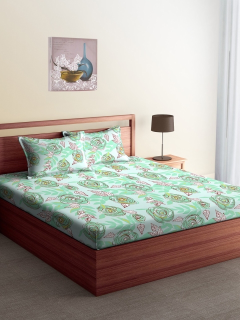 CORE Designed by SPACES Blue Floral Flat 104 TC Cotton 1 Queen Bedsheet with 2 Pillow Covers
CORE Designed by SPACES Blue Floral Flat 104 TC Cotton 1 Queen Bedsheet with 2 Pillow Covers