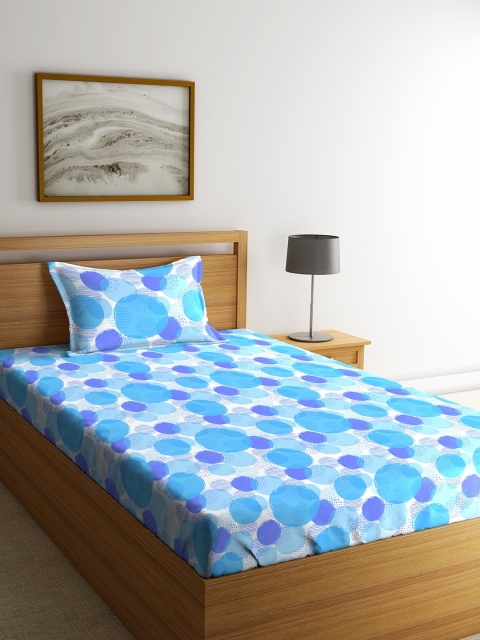 CORE Designed by SPACES Blue & Lavender Geometric Flat 144 TC Cotton 1 Single Bedsheet with 1 Pillow Covers
CORE Designed by SPACES Blue & Lavender Geometric Flat 144 TC Cotton 1 Single Bedsheet with 1 Pillow Covers