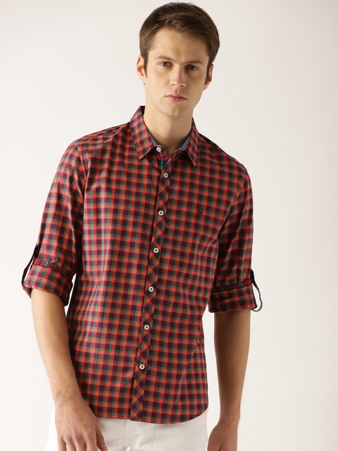 United Colors of Benetton Men Burgundy & Orange Slim Fit Checked Casual Shirt
United Colors of Benetton Men Burgundy & Orange Slim Fit Checked Casual Shirt