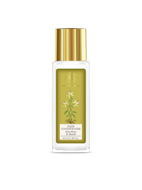 Forest Essentials Sustainable Unisex Amla Honey Mulethi Hair Conditioner 50 ml, White
Forest Essentials Sustainable Unisex Amla Honey Mulethi Hair Conditioner 50 ml, White