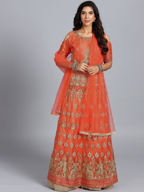 Chhabra 555 Orange Embroidered Stitched Made to Measure Cocktail Gown with Dupatta
Chhabra 555 Orange Embroidered Stitched Made to Measure Cocktail Gown with Dupatta