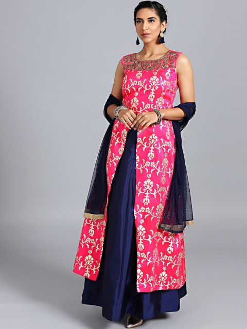 Chhabra 555 Pink & Navy Blue Raw Silk Embroidered Stitched Made to Measure Lehenga Choli
Chhabra 555 Pink & Navy Blue Raw Silk Embroidered Stitched Made to Measure Lehenga Choli