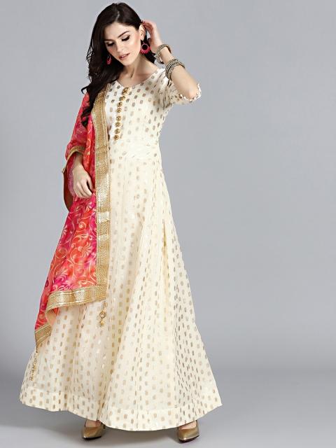 Chhabra 555 Off-White & Golden Printed Made to Measure Kurta with Churidar & Dupatta
Chhabra 555 Off-White & Golden Printed Made to Measure Kurta with Churidar & Dupatta