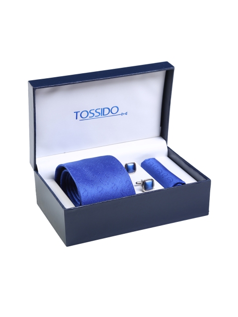 Tossido Men Accessosry Gift Set, Blue