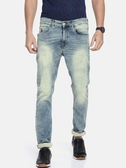 U.S. Polo Assn. Denim Co. Men Blue Slim Tapered Fit Mid-Rise Clean Look Stretchable Jeans
U.S. Polo Assn. Denim Co. Men Blue Slim Tapered Fit Mid-Rise Clean Look Stretchable Jeans