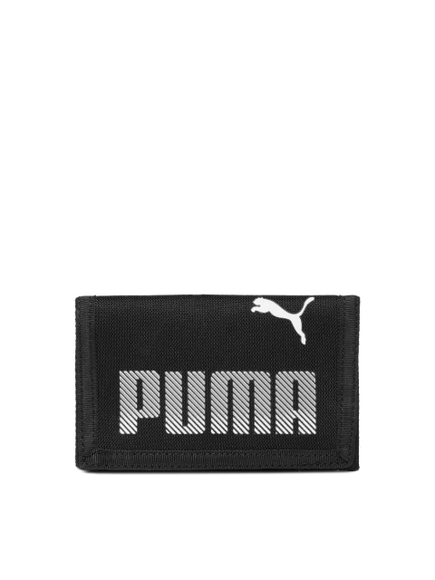 Puma Men Black Plus Three Fold Wallet