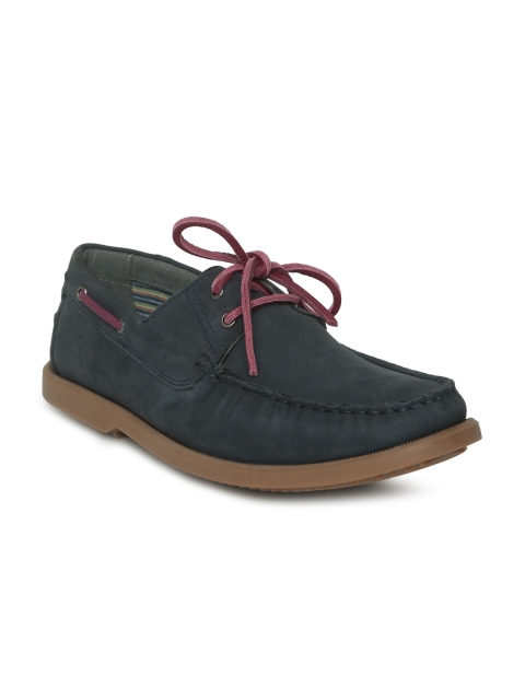 U.S. Polo Assn. Men Navy Blue Boat Shoes