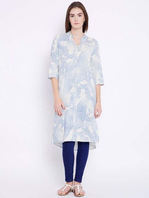 Ruhaans Blue Printed Tunic