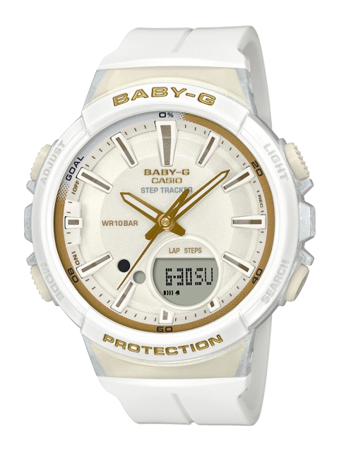 Casio Baby-G Women White Analogue and Digital watch B212 BGS-100GS-7ADR
