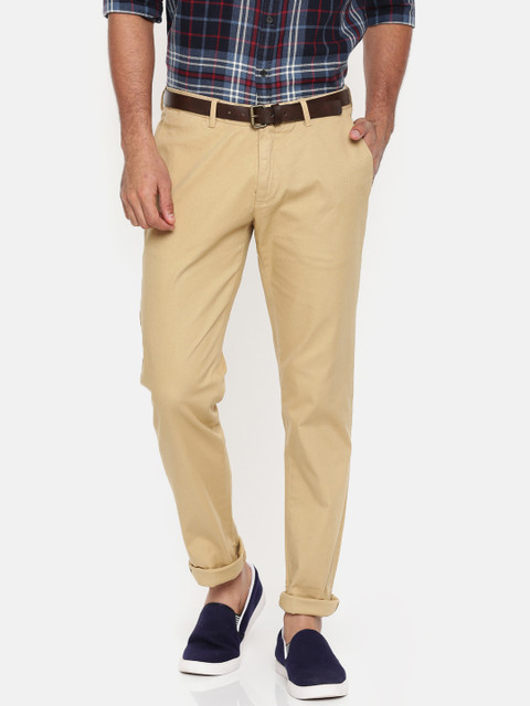 Blackberrys Men Beige B-91 Skinny Fit Solid Chinos
Blackberrys Men Beige B-91 Skinny Fit Solid Chinos